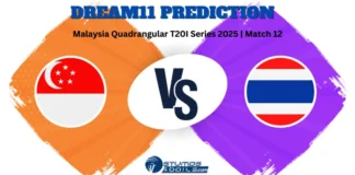 SIN vs TL 12th Match Dream11 Prediction