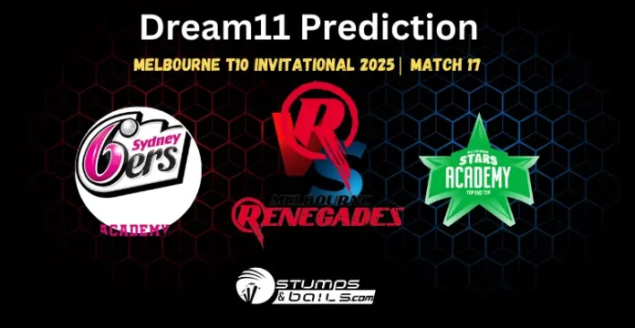 SSA vs MSA 17th Match Dream11 Prediction