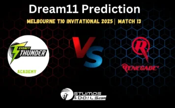 STA vs MSA Dream11 Prediction, Playing 11 for Melbourne T10 Invitational 2025, Match 13 STA vs MSA 13th Match Dream11 Prediction