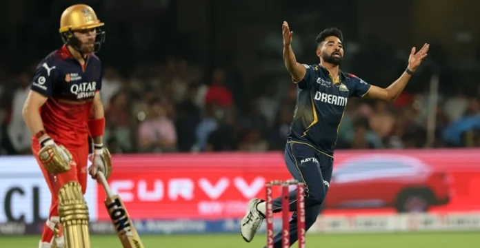 Siraj 3-Wicket Haul vs RCB