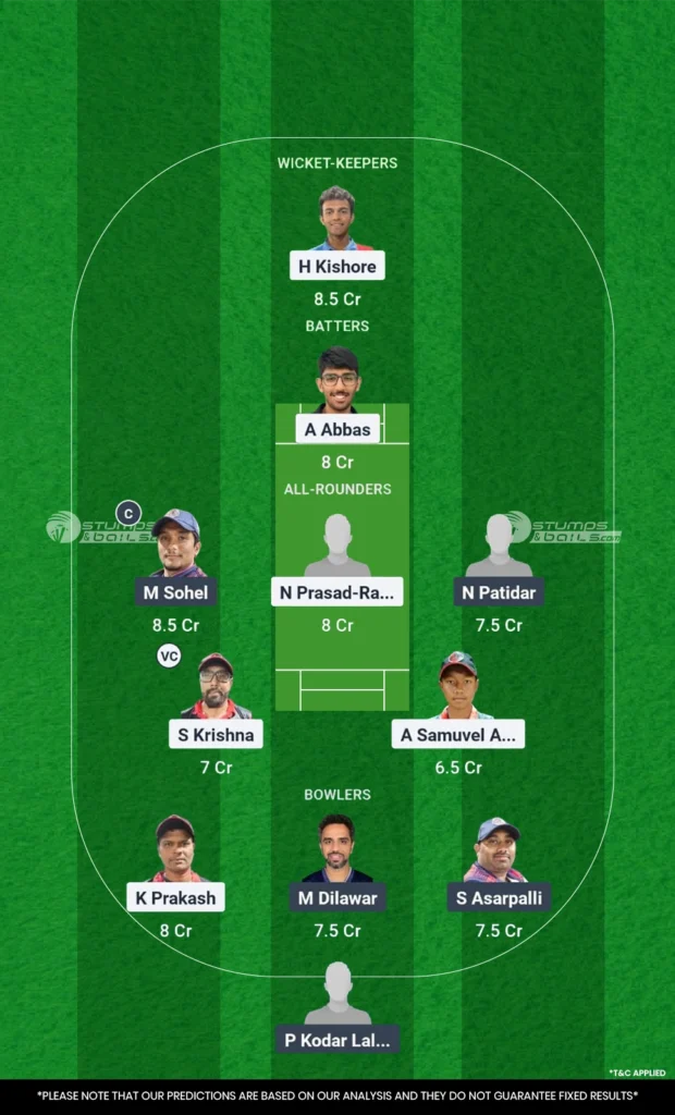 THN vs TGS Dream11 Prediction Match 14