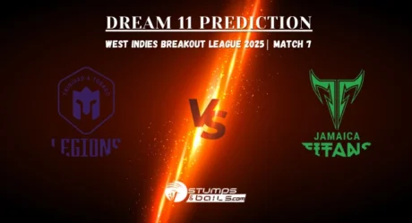 TTL vs JMT Dream11 Prediction for West Indies Breakout League 2025, Match 7