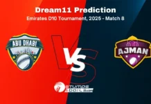 ABD vs AJM Dream11 Prediction and Fantasy Cricket Tips for Match 8 of Emirates D10 League 2025 ABD vs AJM 8th Match Dream11 Prediction