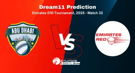 ABD vs EMR Dream11 Prediction Emirates D10 Tournament 2025  – Match 32