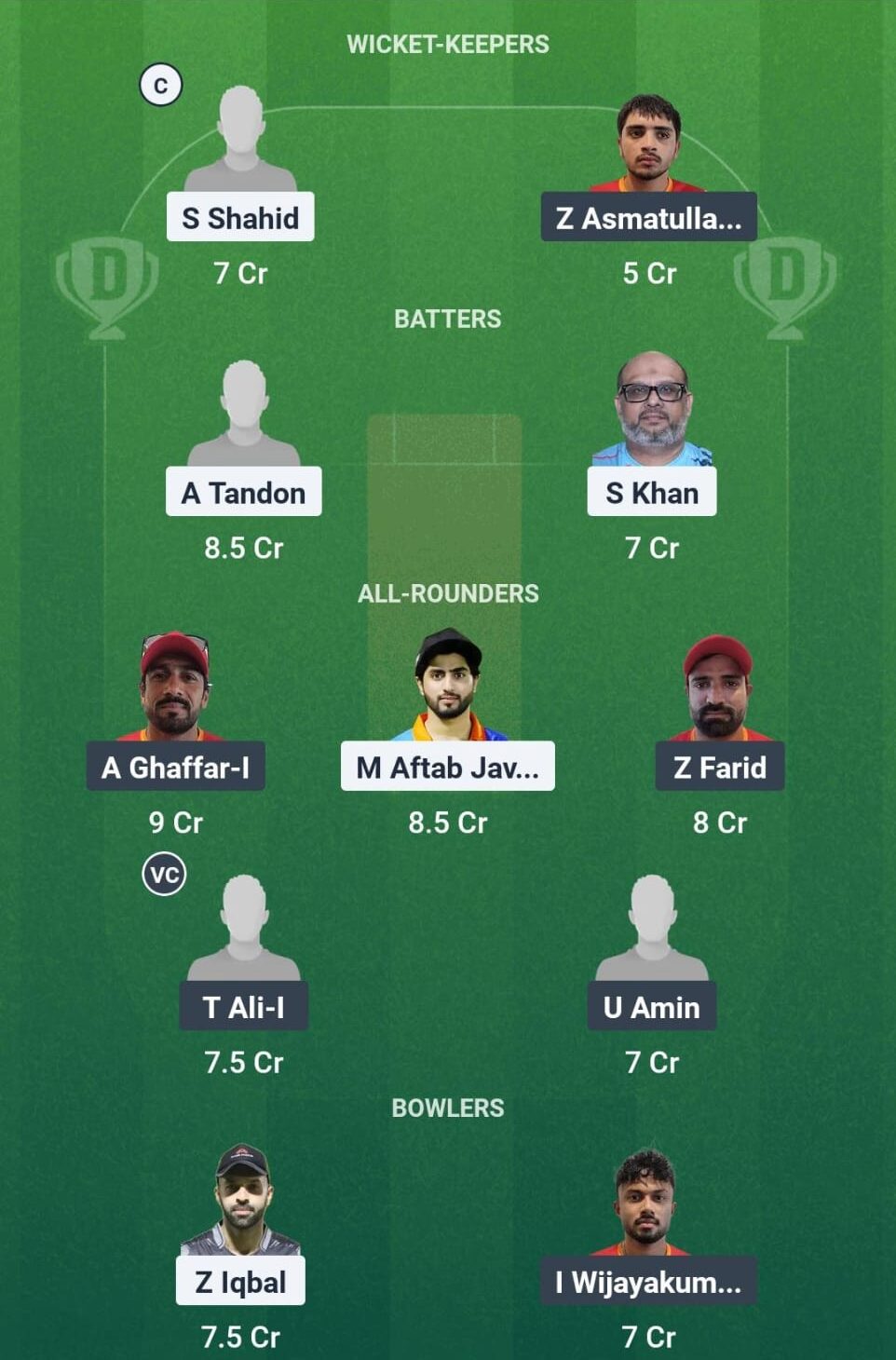 AJM vs EMR 38th Match Dream11 Prediction