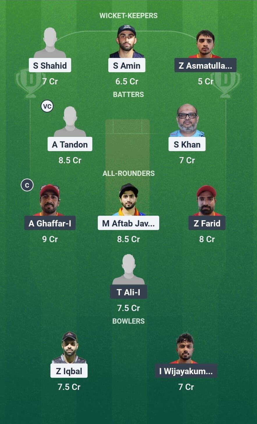AJM vs EMR 38th Match Dream11 Prediction