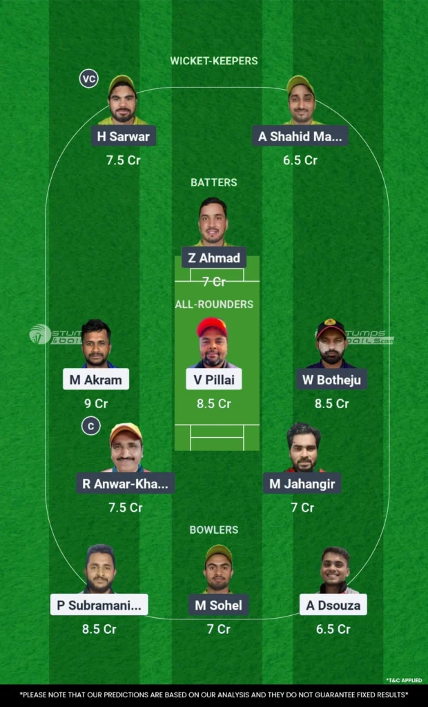 MAL vs EST Dream11 Prediction Today Match 32