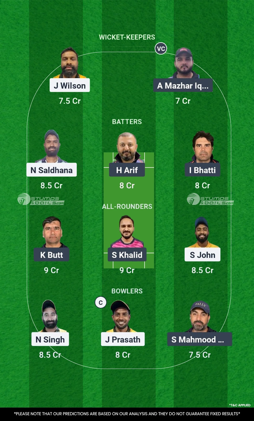 AMB vs TRN Fantasy Tips