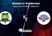 BLB vs GG Dream11 Prediction Emirates Dream11 Spice Isle T10 2025 – Match 29 BLB vs GG 29th Match Dream11 Prediction