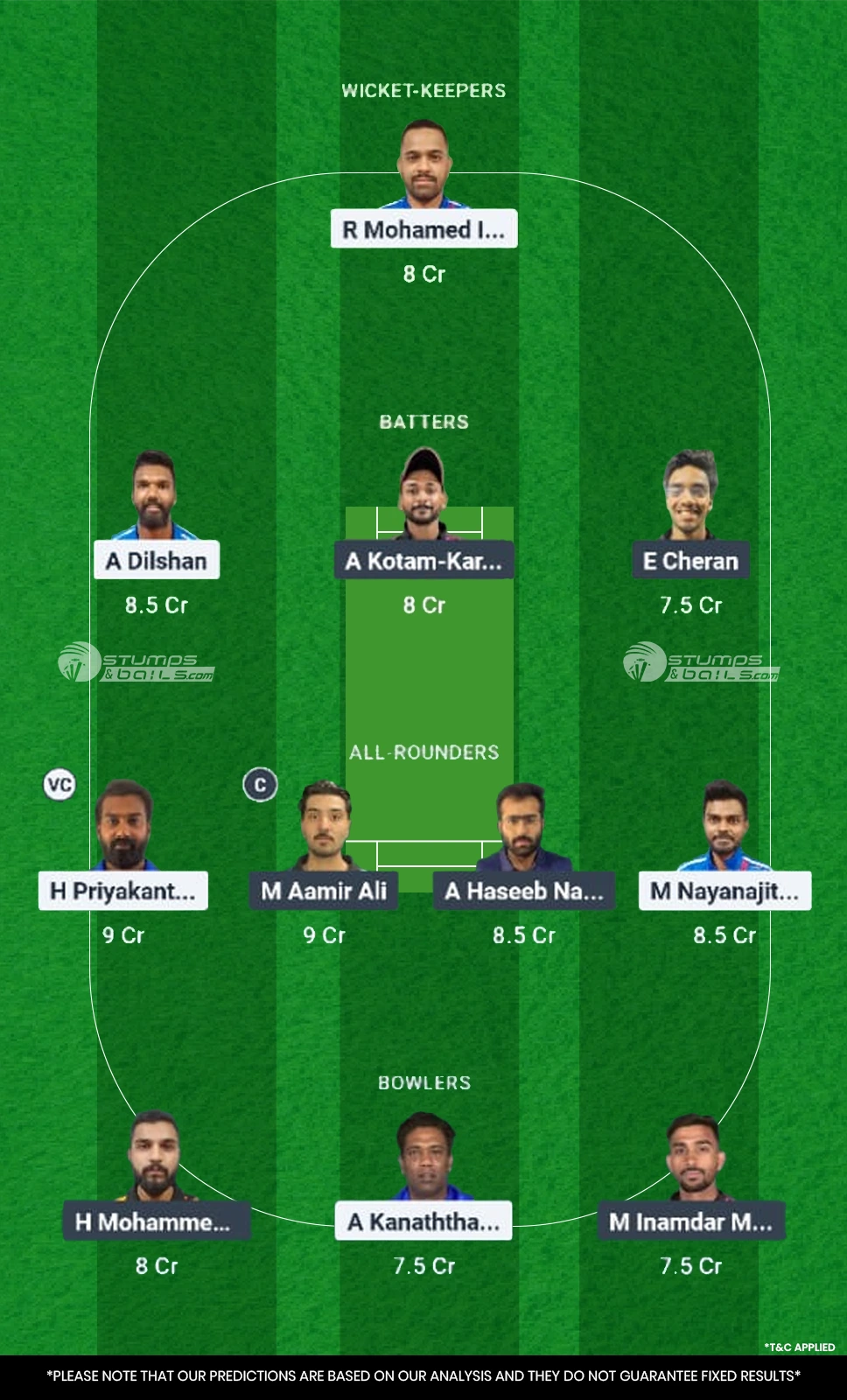 CECC vs SAS 2nd Semi-Final Dream11 Prediction
