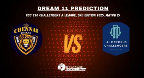 CHK vs AIOC Dream11 Prediction for KCC T20 Challengers A League 3rd Edition 2025, Match 15
