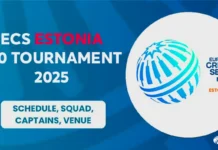 ECS Estonia T10 2025 Schedule: Format, Squads and Fixtures – All details Inside! ECS Estonia T10 2025 Schedule