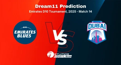 EMB vs DUB Dream11 Prediction and Fantasy Cricket Tips for Match 14 of Emirates D10 Tournament 2025