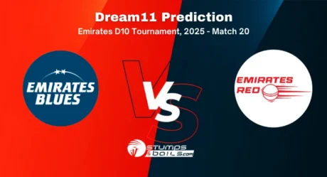 EMB vs EMR Dream11 Prediction Emirates D10 Tournament 2025  – Match 20
