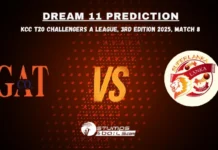 GAT vs SUL Dream11 Prediction for KCC T20 Challengers A League 3rd Edition 2025, Match 8 GAT vs SUL Dream11 Prediction 8th Match