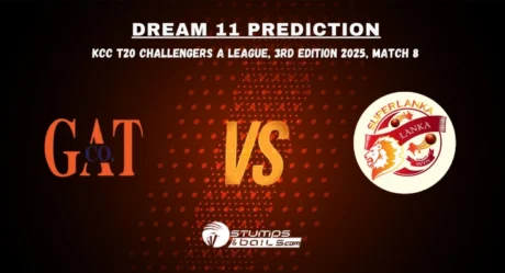 GAT vs SUL Dream11 Prediction for KCC T20 Challengers A League 3rd Edition 2025, Match 8