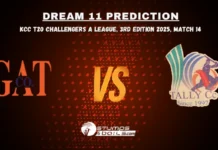 GAT vs TRN Dream11 Prediction for KCC T20 Challengers A League 3rd Edition 2025, Match 14 GAT vs TRN Dream11 Prediction