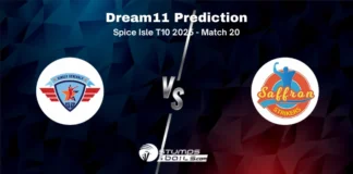 GG vs SS 20th Match Dream11 Prediction
