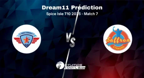 GG vs SS Dream11 Prediction and Fantasy Cricket Tips for Match 7 of Dream11 Spice Isle T10 2025