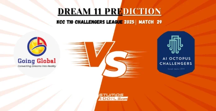 GGL vs AIOC Dream11 Prediction 29th Match