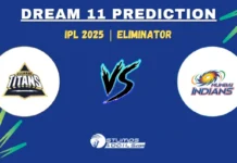 IPL 2025: GT vs MI Dream11 Prediction for Eliminator Match GT vs MI Eliminator Match Dream11 Prediction