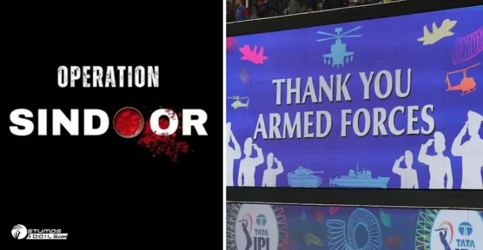 IPL 2025 Closing Ceremony Operation Sindoor