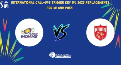 International call-ups trigger key IPL 2025 replacements for MI and PBKS