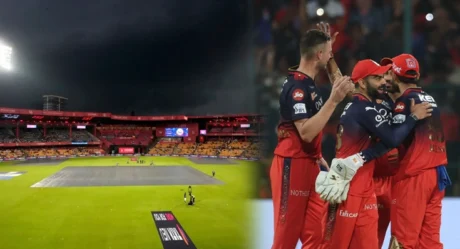 Rain Washes Out RCB vs KKR; RCB Qualify for Playoffs, KKR Out of Contention
