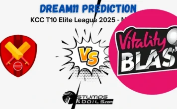 KMS vs ALH Dream11 Prediction: Fantasy Cricket Tips for Match 4 of KCC T10 Elite Championship 2025 KMS vs ALH Dream11 Prediction 4th Match