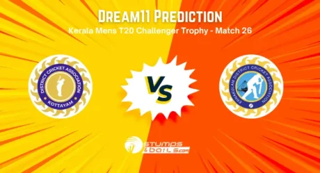 KOY vs ERL Dream11 Prediction Kerala Men’s T20 Challenger Trophy 2025  – Match 26