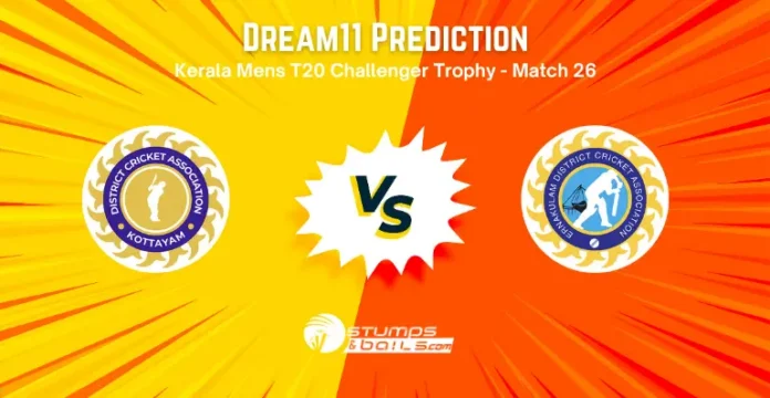 KOY vs ERL Match 26 Dream11 Prediction