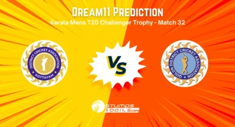 KOY vs KOL Dream11 Prediction Kerala Men’s T20 Challenger Trophy 2025  – Match 32