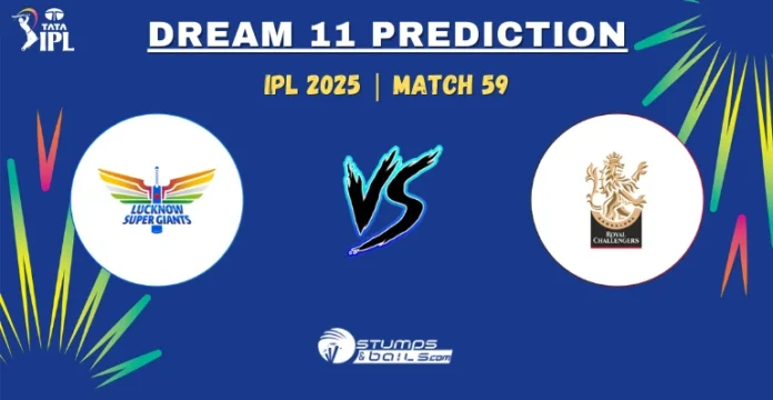 LSG vs RCB Dream11 Team Prediction