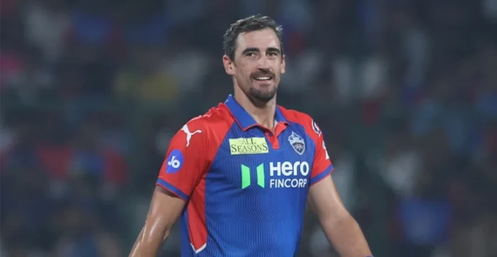 Mitchell Starc playing in IPL 2025
