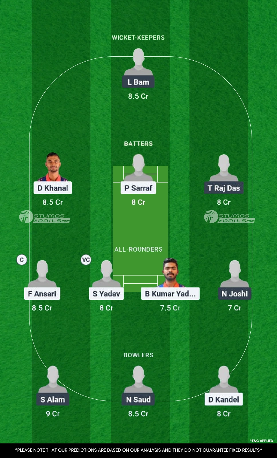 NBS vs BCCA Fantasy Picks