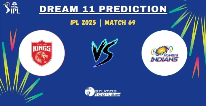 PBKS vs MI Dream11 Prediction 69th Match