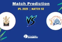 Who will win RCB vs CSK 52nd Match of IPL 2025 RCB vs CSK Match Prediction 52nd Match of IPL 2025