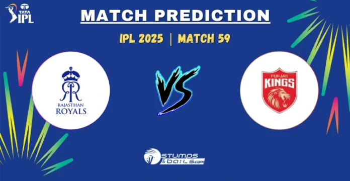 RR vs PBKS Match Prediction 59th Match