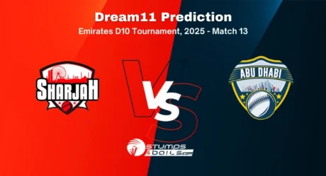 SHA vs ABD Dream11 Prediction, Fantasy Tips for Emirates D10 2025, Match 13