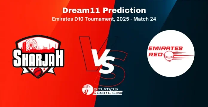 SHA vs EMR Match 24 Dream11 Prediction Today match 24