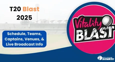 T20 Blast 2025: Live Streaming, Match Dates, Format & All Team Squads