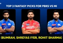 IPL 2025 Qualifier 2: Best Fantasy Picks for PBKS vs MI Clash Top 3 Fantasy Picks for PBKS vs MI