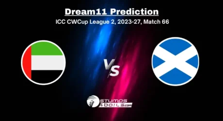 UAE vs SCO Dream11 Prediction, Fantasy Cricket Tips For ICC Cricket World Cup League Two 2023-27 – Match 66