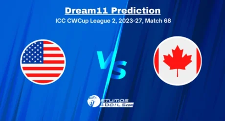 USA vs CAN Dream11 Prediction, Fantasy Cricket Tips For ICC Cricket World Cup League Two 2023-27 – Match 68