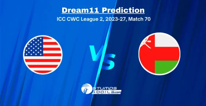 USA vs OMN Match 70 Dream11 Prediction Today