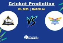 Who will win GT vs LSG 64th Match of IPL 2025? GT vs LSG Match Prediction