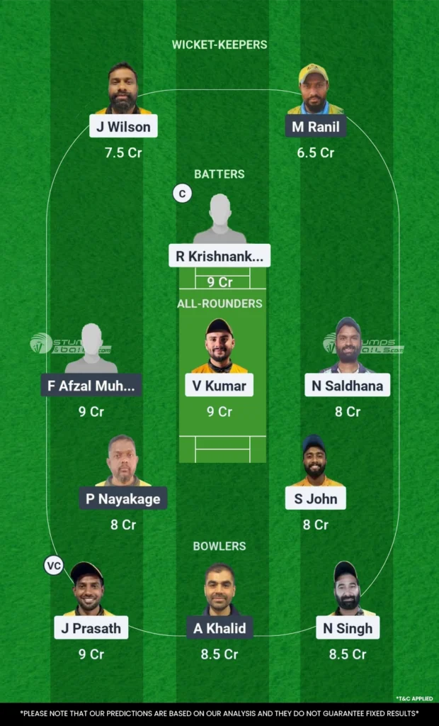 AMB vs RLC Quarterfinal 1 Dream11 Prediction