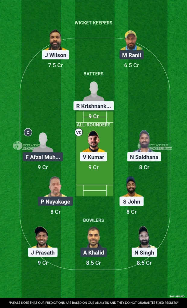 AMB vs RLC Quarterfinal 1 Dream11 Prediction