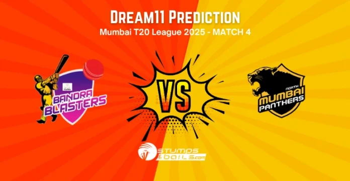 BB vs NMP Dream11 Prediction 4th Match