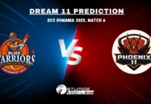 BWR vs PHO Dream11 Prediction for 6th Match of ECS Romania 2025 BWR vs PHO Dream11 Prediction 6th Match